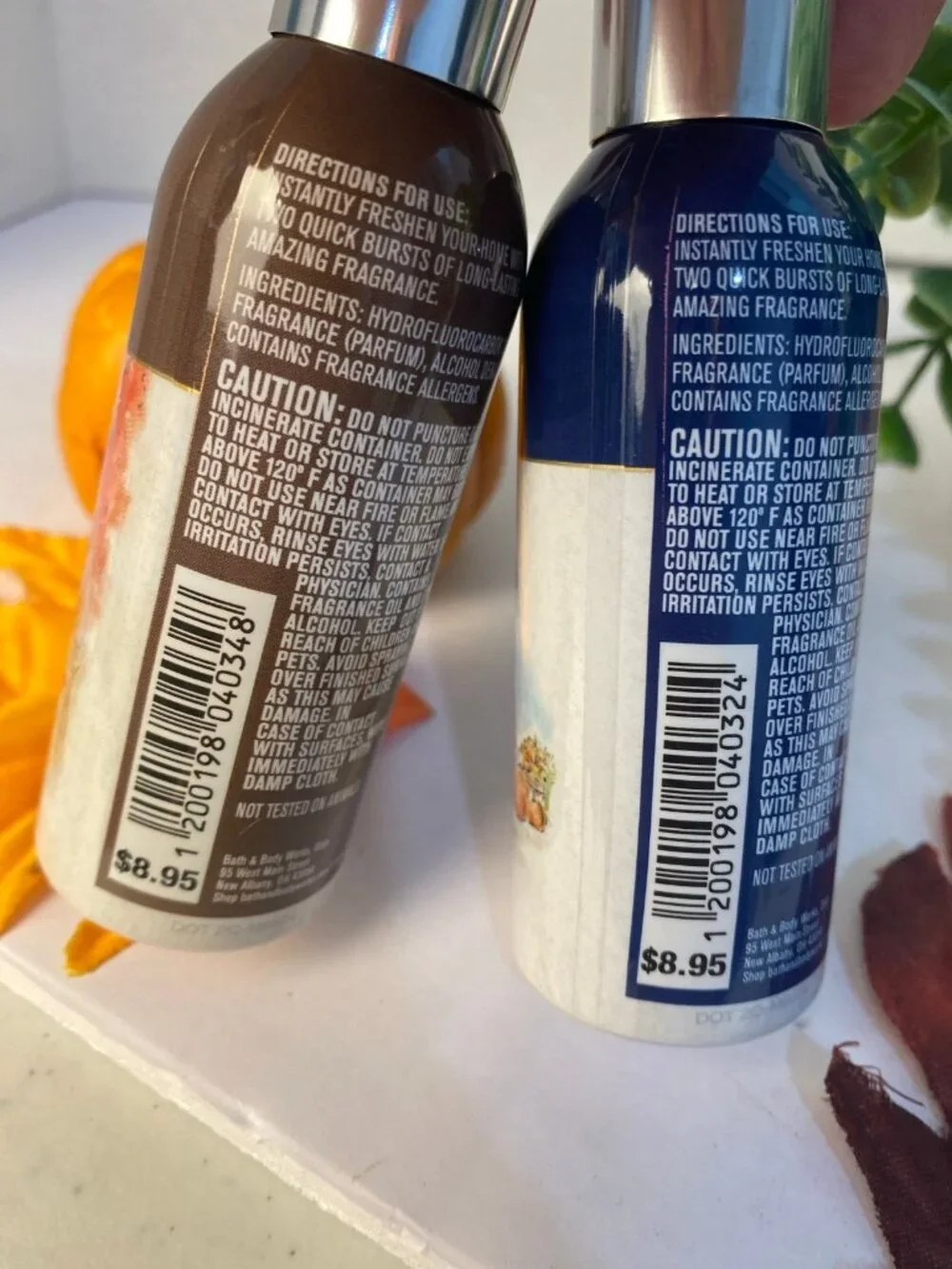 “The Perfect Autumn” & “Fresh Fall Morning” BBW 2 NEW Concentrated Room Sprays
